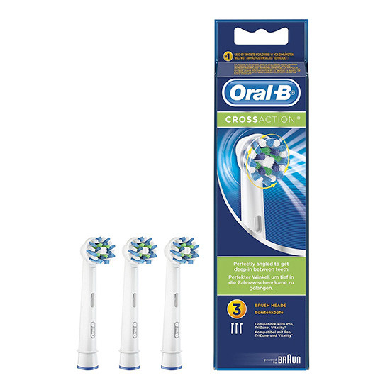 Imagen de Pack Oral B recambios cross action 3 cabezales x2u