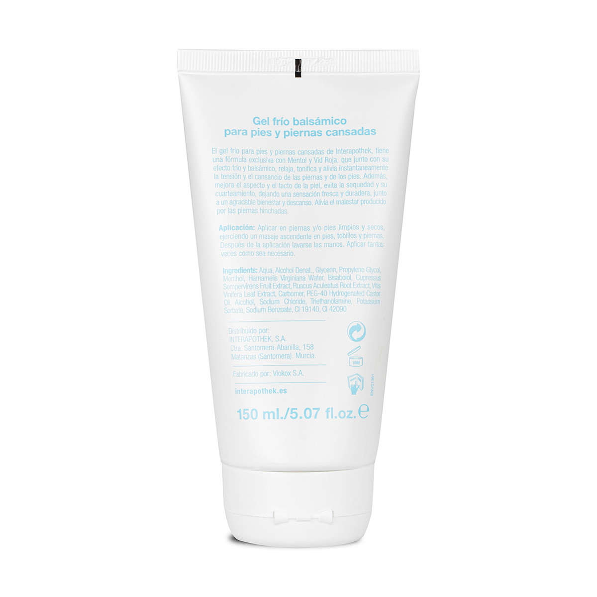 Imagen de Interapothek gel frío para pies y piernas cansadas 150ml