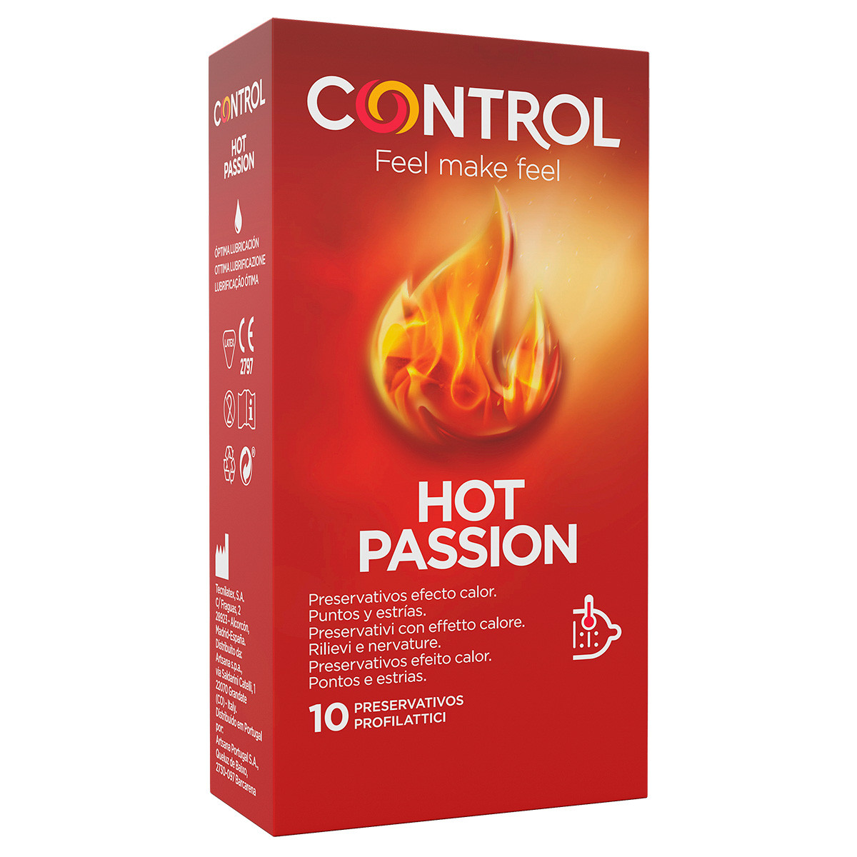 Imagen de Control preservativo hot passion 12und