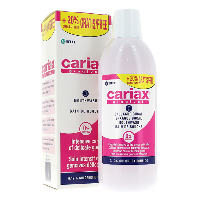 Imagen de KIN CARIAX GINGIVAL ENJUAGUE 500ML+100ML