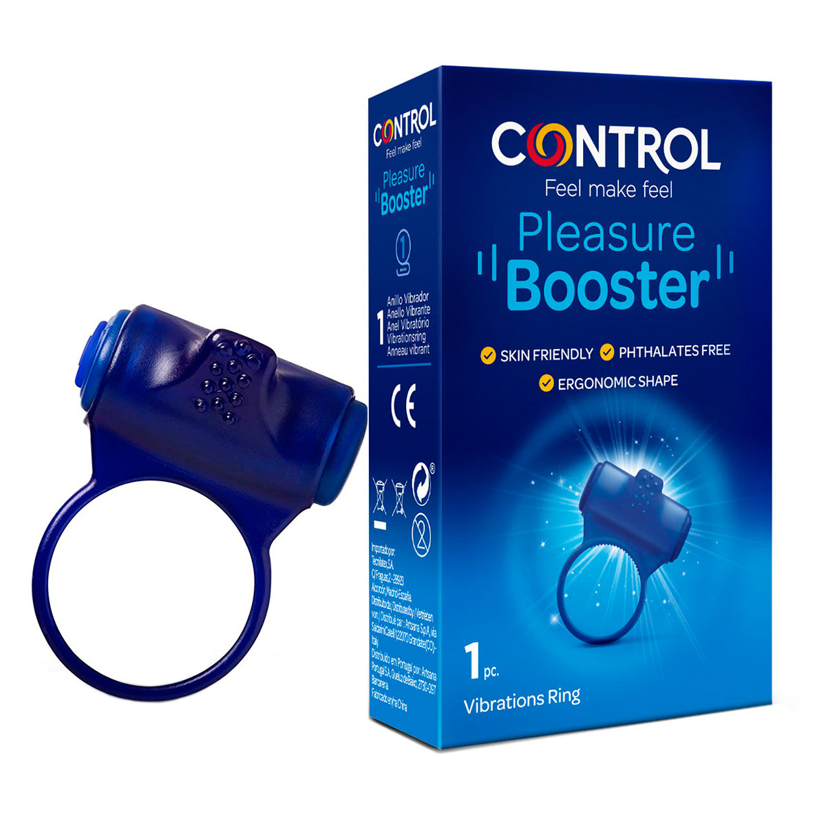 Imagen de Control Pleasure anillo vibrador booster