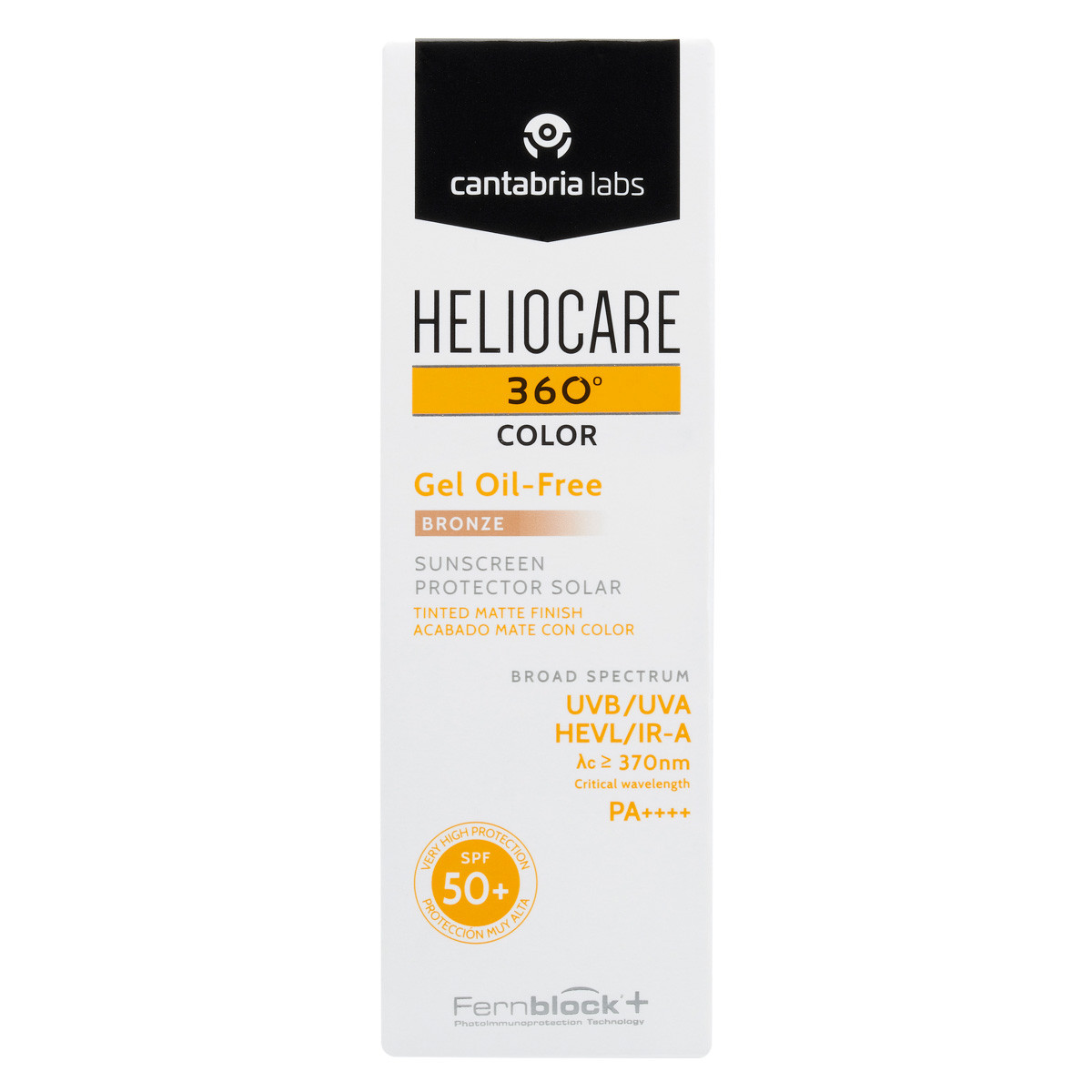 Imagen de Heliocare 360º color gel oil free bronze