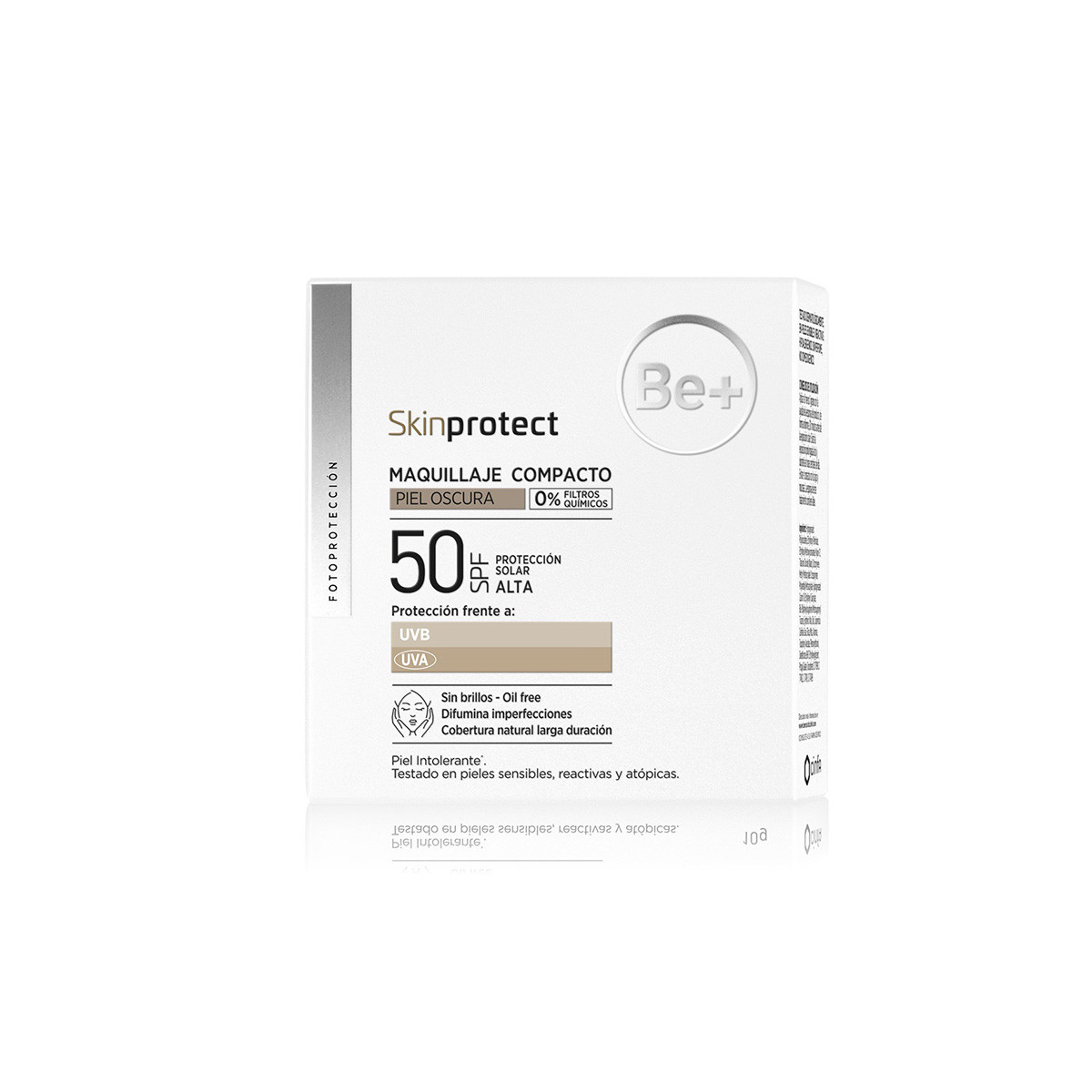 Imagen de Be+ skin protect maquillaje piel oscura spf50