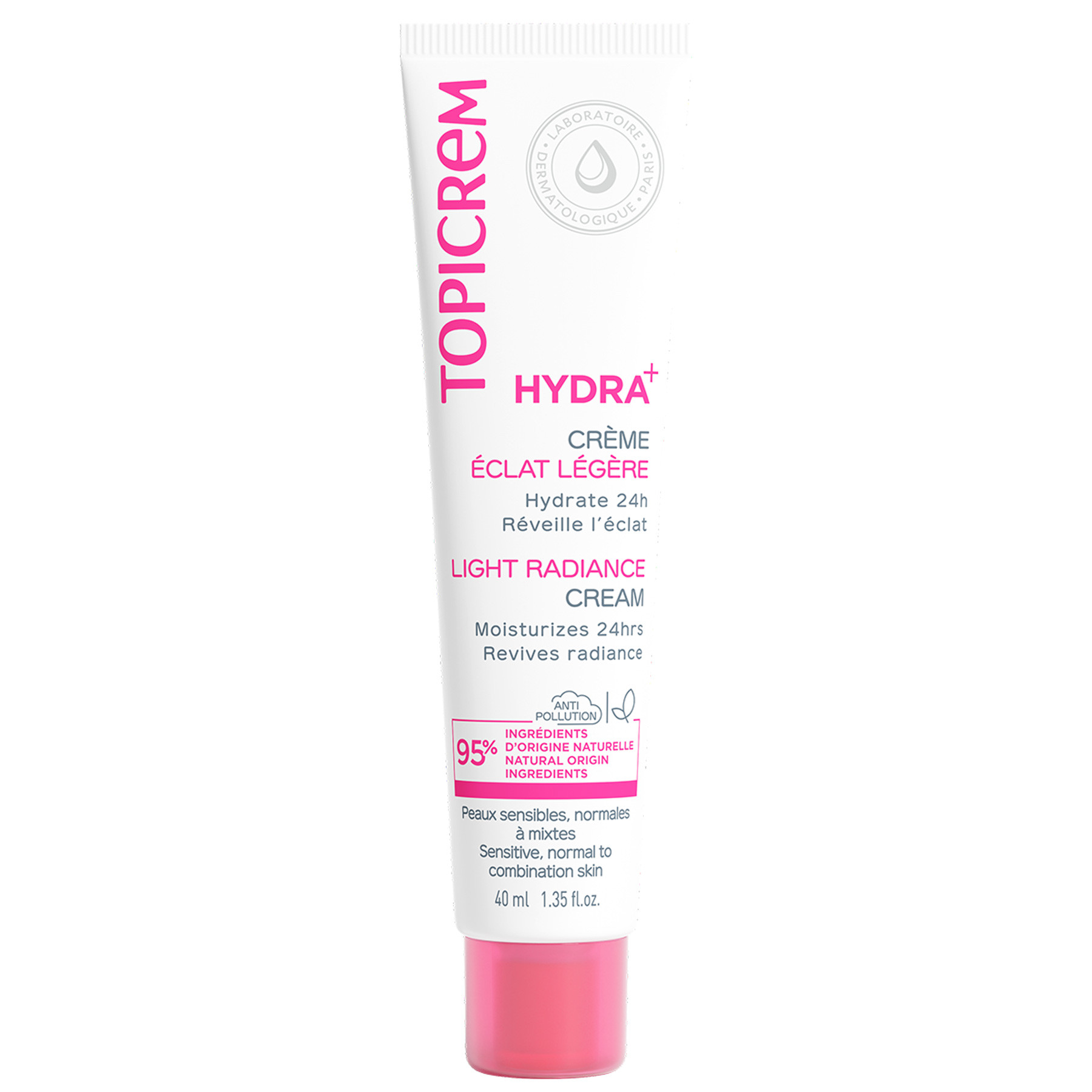 Imagen de Topicrem hydra+ hidratante iluminadora 40ml