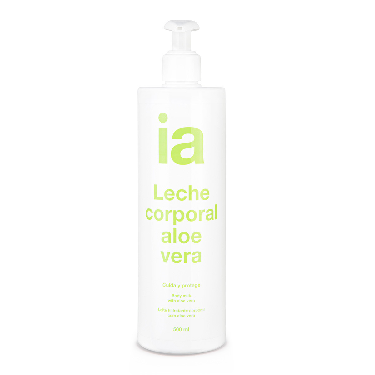 Imagen de Interapothek leche hidratante corporal aloe vera con dosificador 500ml