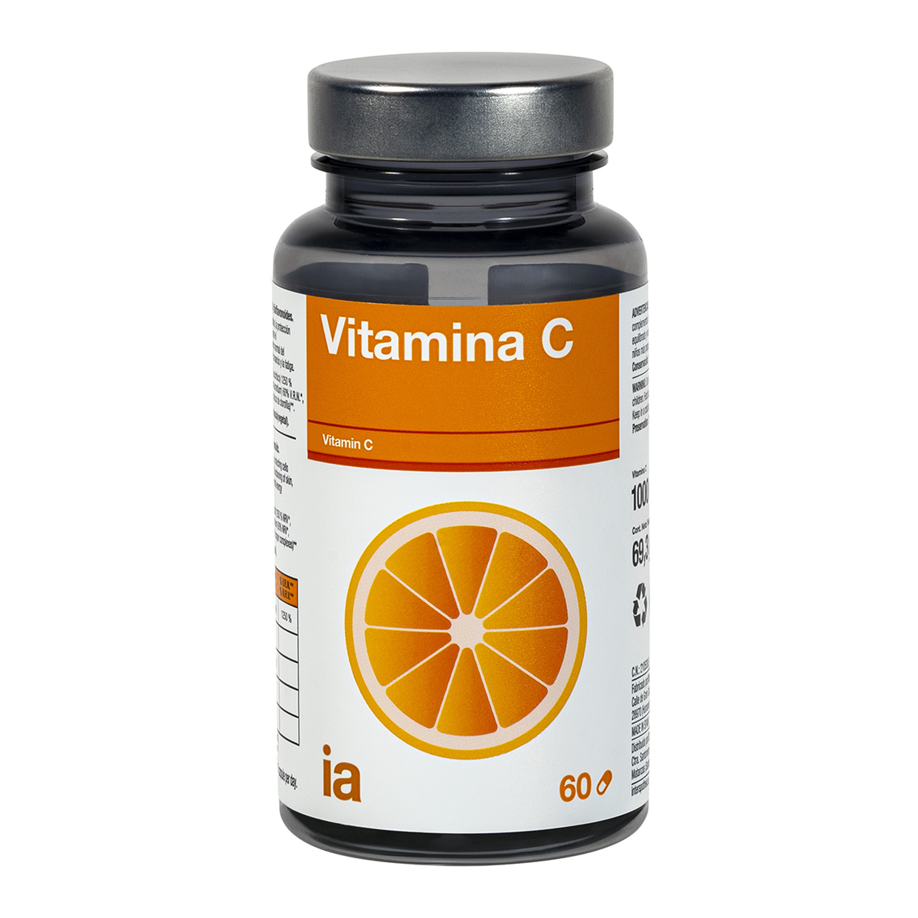 Imagen de Interapothek nutrición vitamina C 1000mg 60 cápsulas
