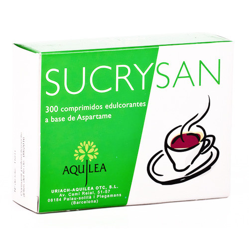 Imagen de Sucrysan Aspartamo edulcorante 300 comprimidos